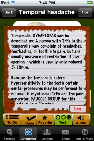 Muscle Trigger Points Doctor screenshot 4