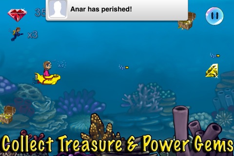 Underwater Empire Diving MultiPlayer: Kids Vs. Sharks and Sea Monsters Shooter screenshot 4