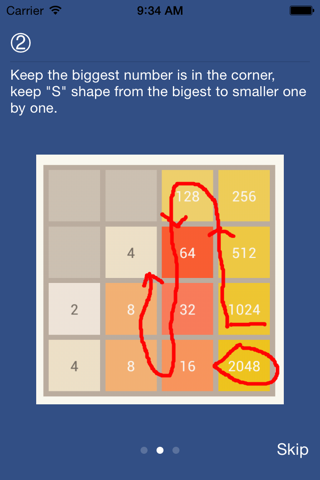 Assistant for 2048- help you to get more score about 2048 screenshot 2
