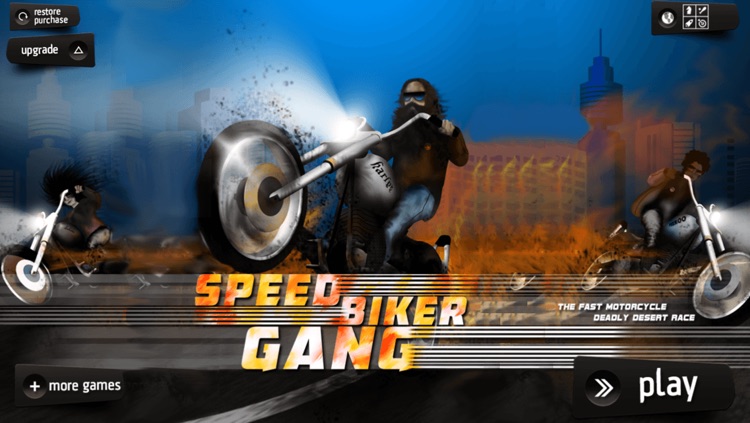 Speed Biker Gang : The Fast Motorcycle Deadly Desert Race - Free Edition