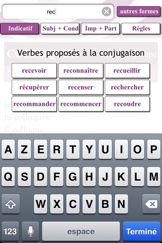 BORDAS - La Conjugaison screenshot 2