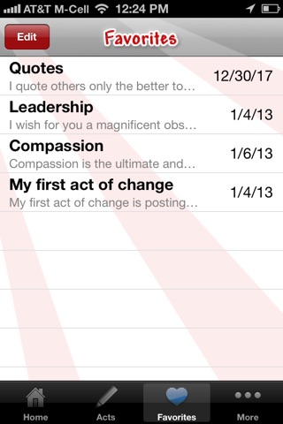 Be the Change: Daily Challenge and Acts of Change Calendar screenshot 3