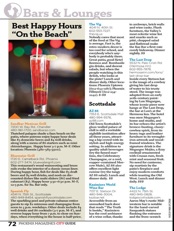Phoenix Magazine 2014 City Guide