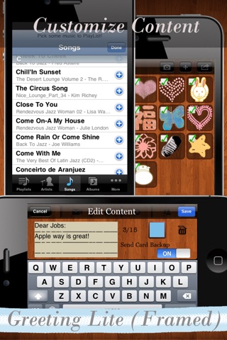 Music Moon Greeting Lite(Framed) screenshot 2
