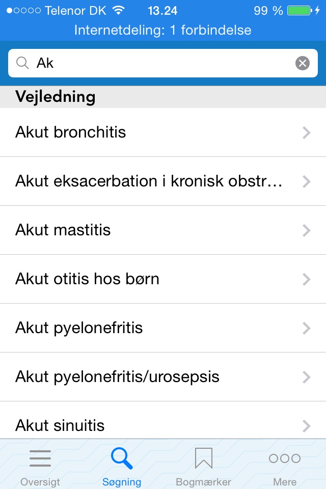 Pro.medicin.dk Antibiotika screenshot 3