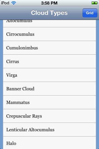 Cloud Types screenshot 2