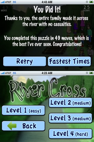 River Cross Logic Puzzle Game screenshot 4