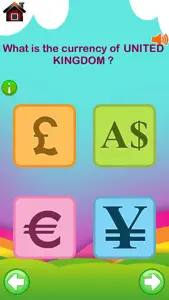 First Step Country : Fun and Learning General Knowledge Geography game for kids to discover about world Flags, Maps, Monuments and Currencies. screenshot #5 for iPhone