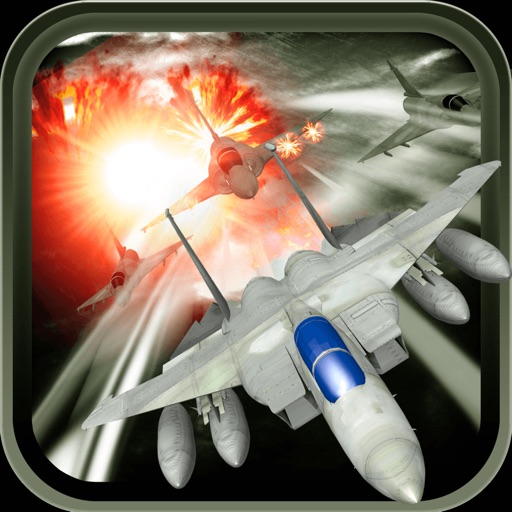 Jet Fighter Air Combat - Plane Night Mission Free Game icon