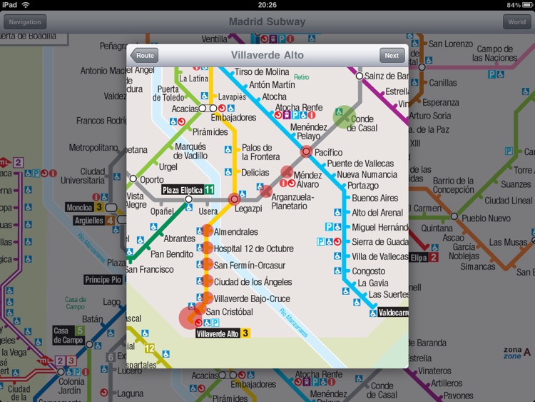 Madrid Subway for iPad screenshot-3