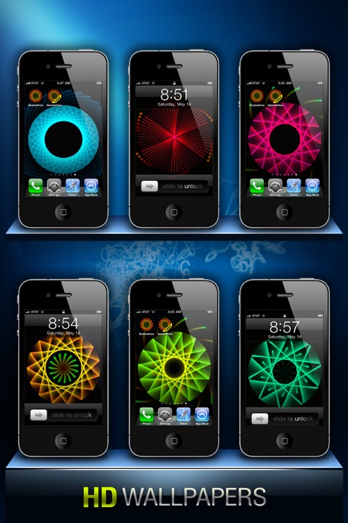 Geometrica Visualizer - Stunning Wallpapers, Glowing Particles and Fireworks screenshot-4