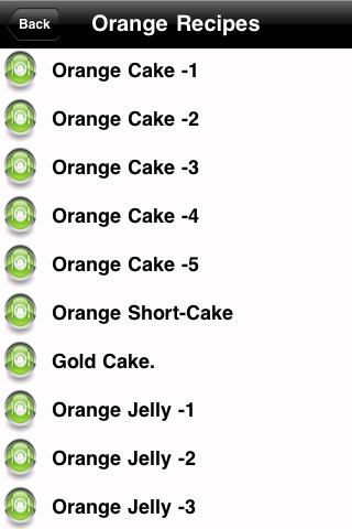 Orange Recipes** screenshot 3