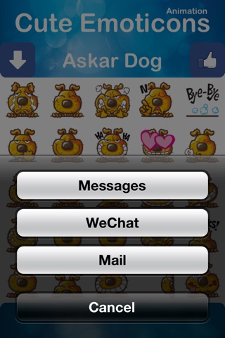 Cute Emoticons for LINE - Free Version screenshot 4