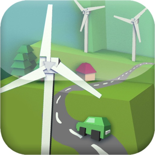 Wind Power Race Icon