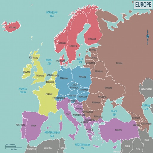 myEurope – Learn the capitals and countries of Europe