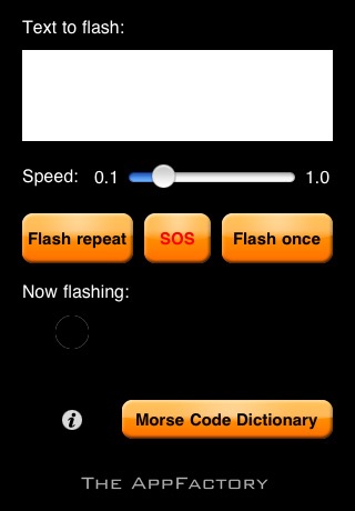 Morse Flash screenshot 2