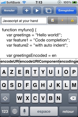 MyScripts screenshot 2