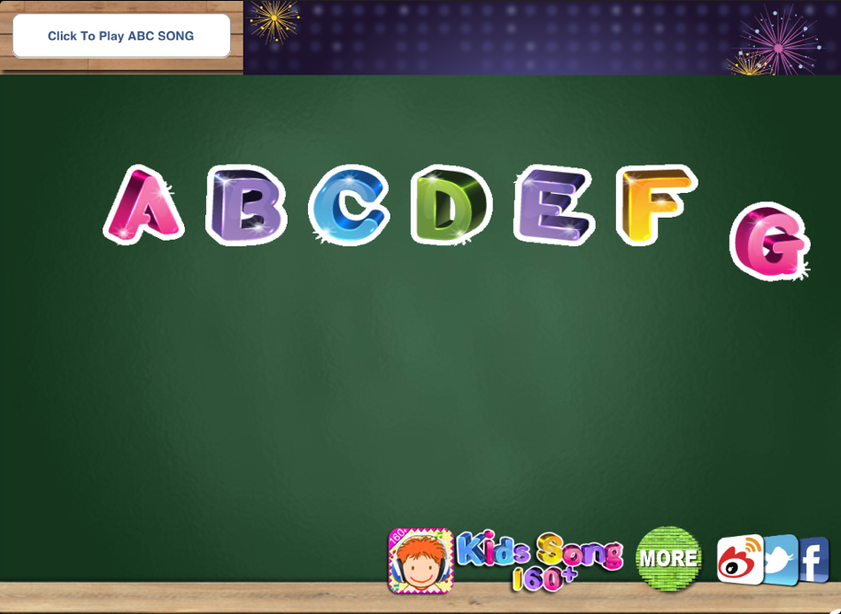 #1. ABC Song - Alphabet Song with Action & Touch Sound Effect (iOS) 来自: AppsNice