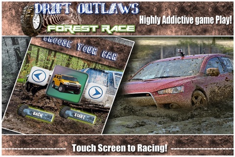 Drift Outlaws Forest Race PRO : Badass Sports Racing screenshot 2