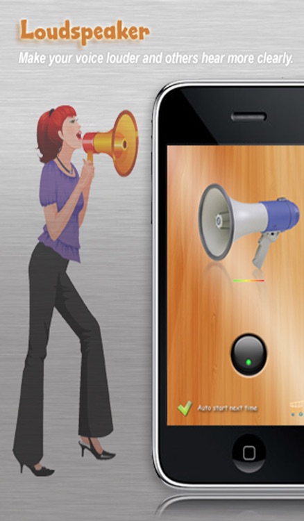 Audiphone, Microphone & Loudspeaker (Supports Bluetooth) screenshot-3