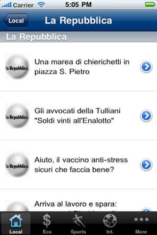 Giornali italiani screenshot 3