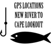 NC Saltwater Fishing - New River to Cape Lookout GPS Map