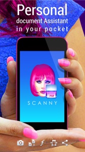 Scanny free - personal document assistant and PDF document scanner screenshot #1 for iPhone
