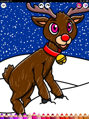 Coloring Board HD - Coloriage pour enfants - Edition Noël screenshot 3