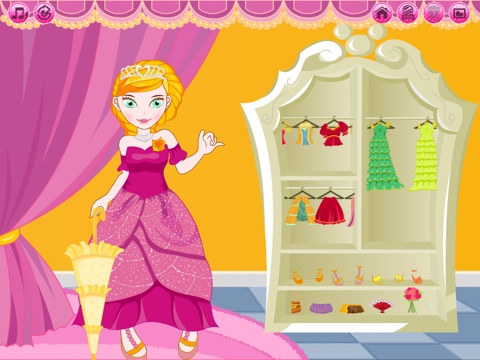 Beauty Princess HD: Dress up and Make up game for kids screenshot 2