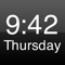 Big Clock HD displays a big digital clock on your iPhone / iPad that's readable even from a distance