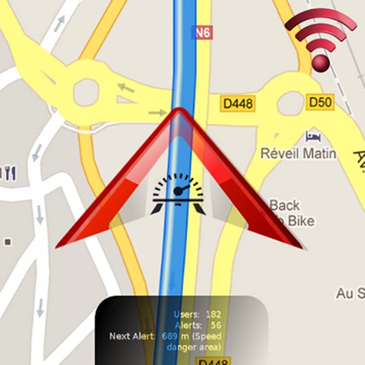 TrafficAlertsOverGPS icon