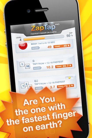 Zap Tap Free * Fastest Finger on earth screenshot-3