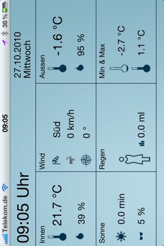 HomeMatic touch Wetterstation screenshot 2