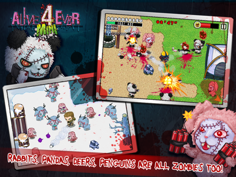 Screenshot #5 pour Alive4ever mini: Zombie Party for iPad