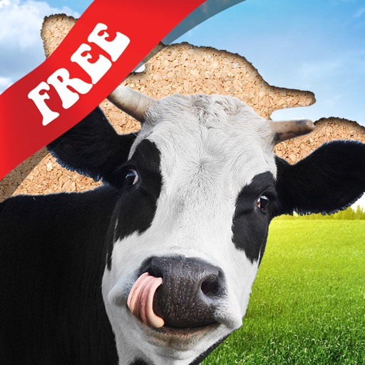 Free Farm Animals Photo Jigsaw Puzzle for kids and toddlers icon