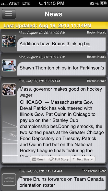 Boston Hockey Live screenshot-3