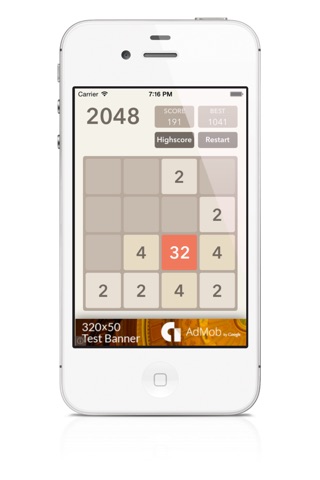 2048 - Join the Numbers! screenshot 2