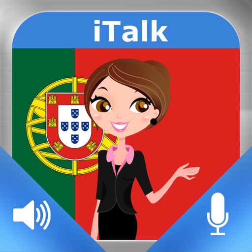 iTalk Portugiesisch! für Gespräche: aufnehmen und abspielen, lerne schnell zu sprechen, Ausdrücke und Tests für deutsche Muttersprachler icon