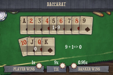 MiniBaccarat 1.0 screenshot 3