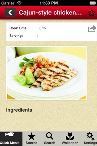 Quick Meals Recipes Free screenshot 3