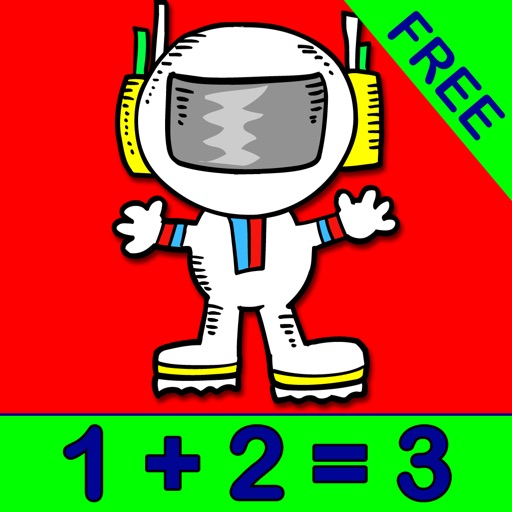 Adventures Outer Space Math - Addition HD Free Lite iOS App