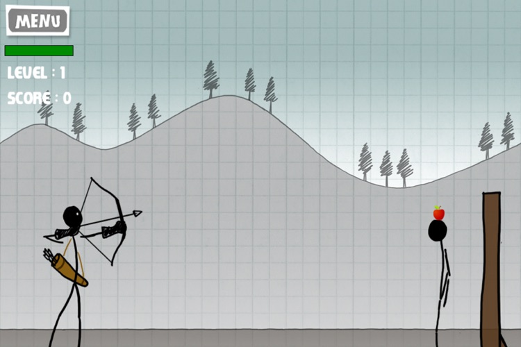 A Stickman Apple Shooting Showdown - Pro