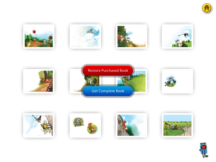 Rowdy Raccoon and the Turtle Who Wanted to Fly is an interactive story book for kids that brings to light that every person is unique and important; written by Donna C. Braymer,  illustrated by Shachi Kale (iPad Lite Version; by Auryn Apps) screenshot-4