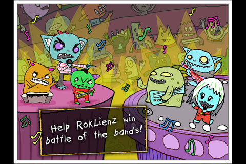 RokLienz: On Tour! - Music rhythm game! - A Fingerprint Network App screenshot 3