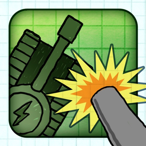 Army Tank Doodle War - A Super Fun Defense Cartoon Battle Free Game iOS App