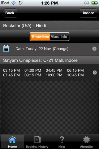 Satyam Cineplexes screenshot 3