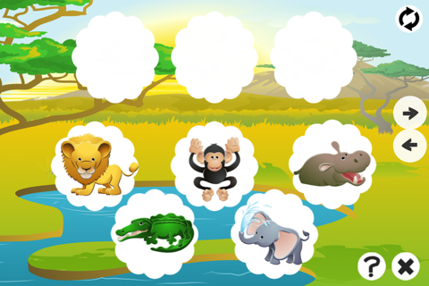 A Free Educational Interactive Memorize Learning Game For Kids! Remember Me &My Happy Safari Animals screenshot 3