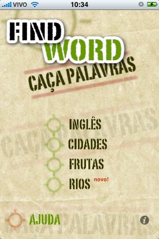 Caça Palavras findWord screenshot 2