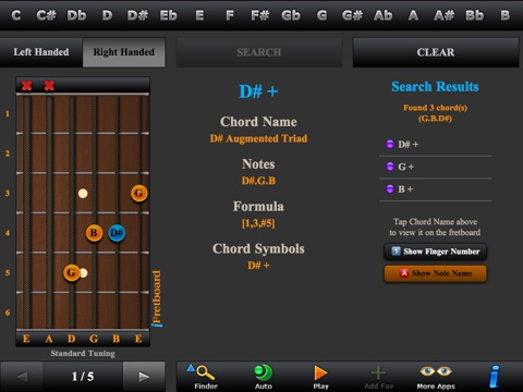 Guitar Scales, Arpeggios & Chord Finder screenshot 4