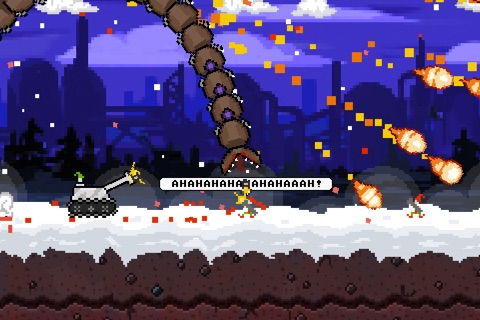 Super Mega Worm Vs Santa 2 screenshot 2